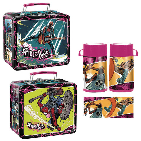 Tin Titans: Spider Punk Lunch Box W/Beverage Container (Previews SDCC 2024 Exclusive)