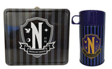 Tin Titans: Wednesday - Nevermore Academy Lunch Box W/Beverage Container (Previews Exclusive)