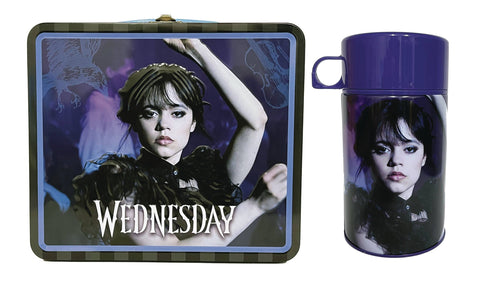 Tin Titans: Wednesday - Dance Lunch Box W/Beverage Container (Previews Exclusive)