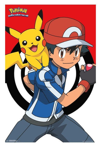 Poster: Pokemon - Ash and Pikachu