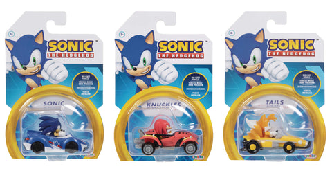 Sonic The Hedgehog 1/64 Die-Cast Vehicle Wv3 Assortment