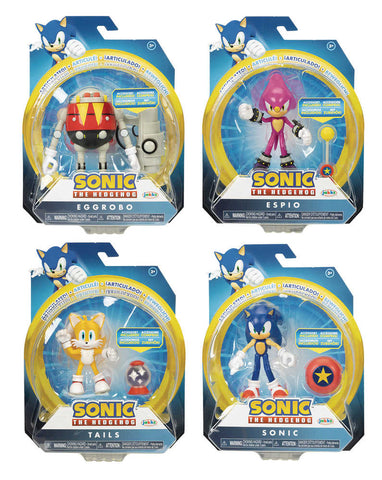 Sonic The Hedgehog 4in Articulated Action Figure Wv9 Assortment