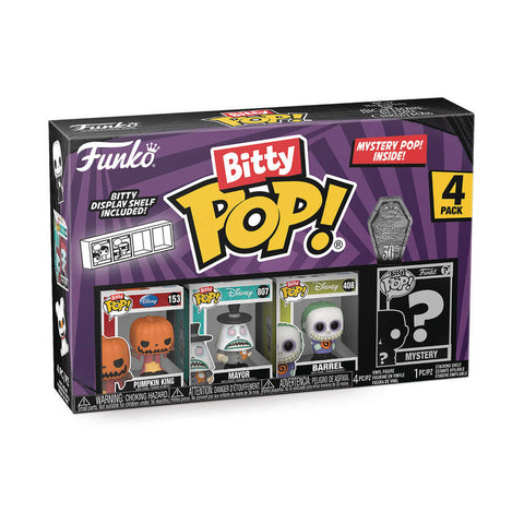 Bitty Pop Nbx: Pumpkin Jack 4pk Figure