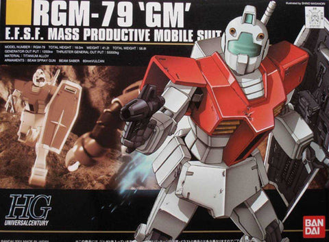 Mobile Suit Gundam 20 Rgm-79 Gm Hguc 1/144 Model Kit