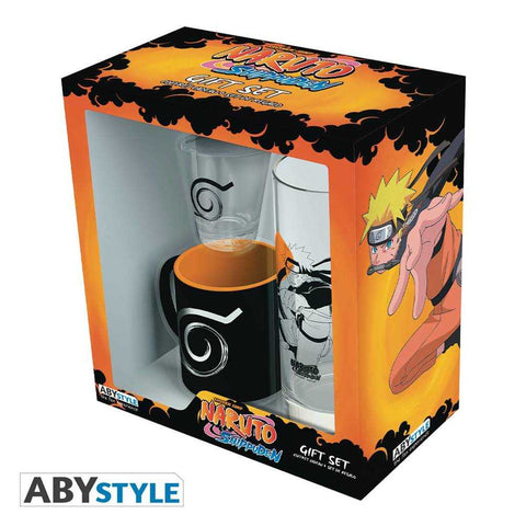 Naruto Shippuden 3 piece Drinkware Set