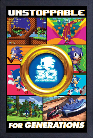 Poster: Sonic 30th Anniversary - Unstoppable