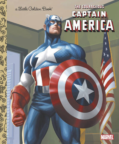 Little Golden Book: Courageous Captain America