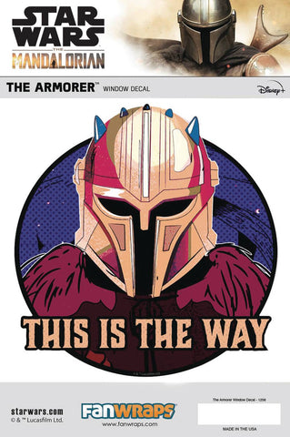 Star Wars: The Mandalorian - Armorer Window Decal