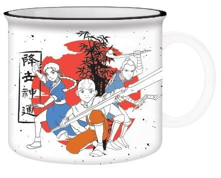 Avatar - Aang, Katara, Sokka Group Pose Camper Mug - 20oz