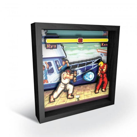 Pixel Frames - Street Fighter: Boat Scene 6"x6"