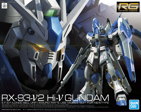 1/144 Gundam Real Grade Series: RX93V2 Hi-V Gundam EFSF Amuro Ray Mobile Suit for Newtype (Londo Bell Unit)