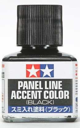 Tamiya Black Panel Line Accent Color (40ml Bottle)